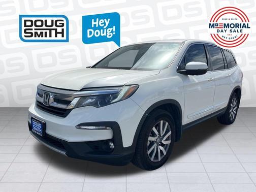 White Diamond Pearl 2019 Honda Pilot EX-L