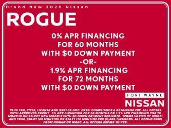 2026 Nissan Rogue Platinum