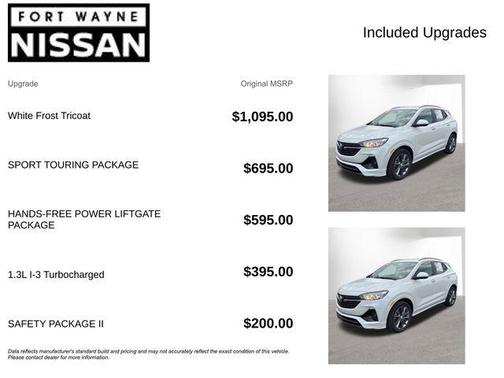 White Frost 2023 Buick Encore GX Select