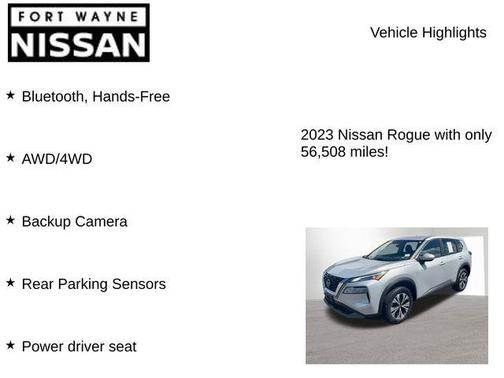 Brilliant Silver Metallic 2023 Nissan Rogue SV