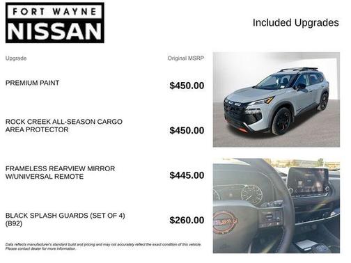 2026 Nissan Rogue Rock Creek