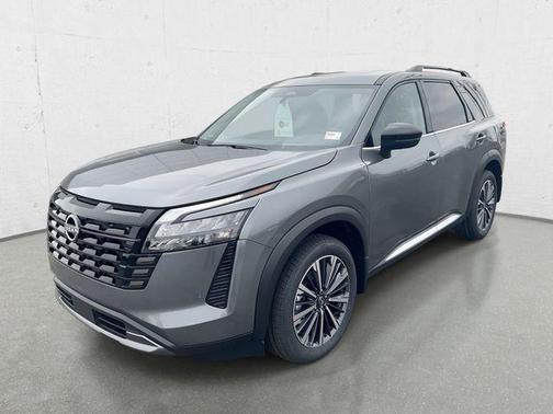Gun Metallic 2026 Nissan Pathfinder Platinum