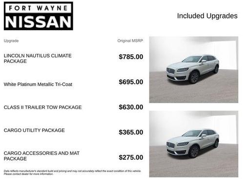 2019 Lincoln Nautilus Select