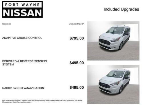 Frozen White 2021 Ford Transit Connect XLT