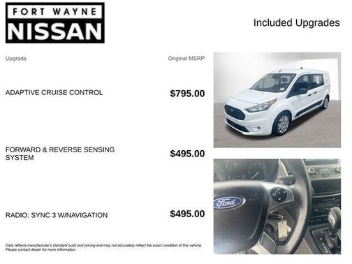 Frozen White 2021 Ford Transit Connect XLT