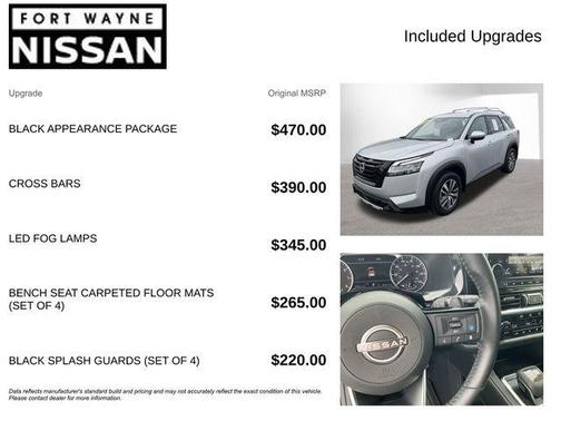 Brilliant Silver Metallic 2023 Nissan Pathfinder SL