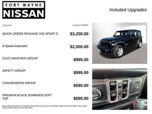 2019 Jeep Wrangler Unlimited Sport