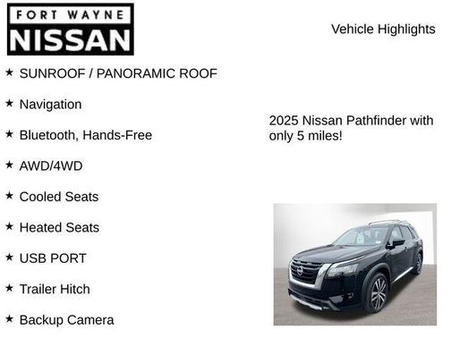2025 Nissan Pathfinder Platinum