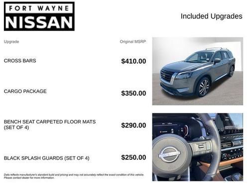 Gun Metallic 2024 Nissan Pathfinder Platinum