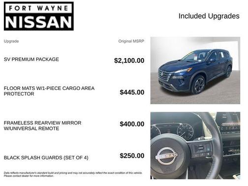 Deep Ocean Blue 2024 Nissan Rogue SV