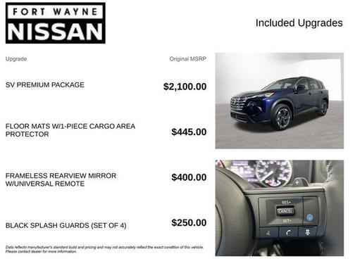Deep Ocean Blue 2024 Nissan Rogue SV