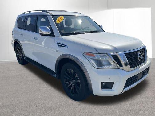 Pearl White 2018 Nissan Armada Platinum