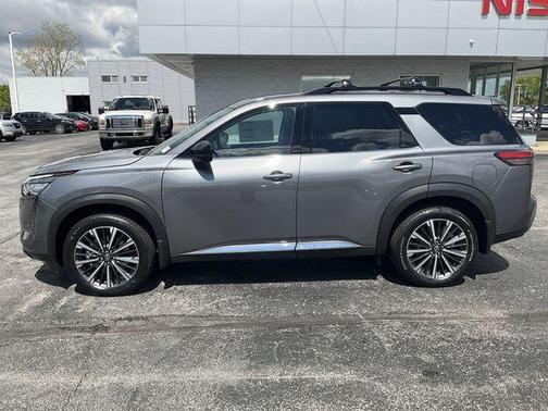 Gun Metallic 2026 Nissan Pathfinder Platinum