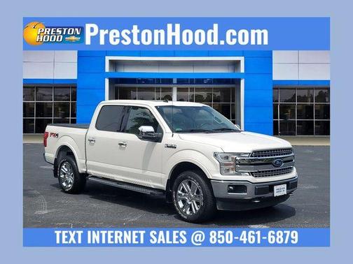 White Platinum Clearcoat Metallic 2019 Ford F-150 Lariat