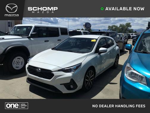 Crystal White Pearl 2024 Subaru Impreza Sport