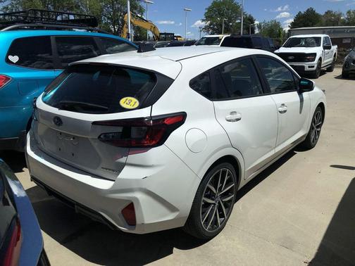 Crystal White Pearl 2024 Subaru Impreza Sport