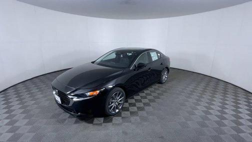 Jet Black Mica 2026 Mazda Mazda3 FWD w/Preferred Package
