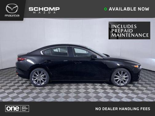 Jet Black Mica 2026 Mazda Mazda3 FWD w/Preferred Package