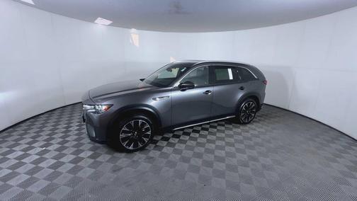 Machine Gray Metallic 2026 Mazda CX-90 PHEV Premium Plus