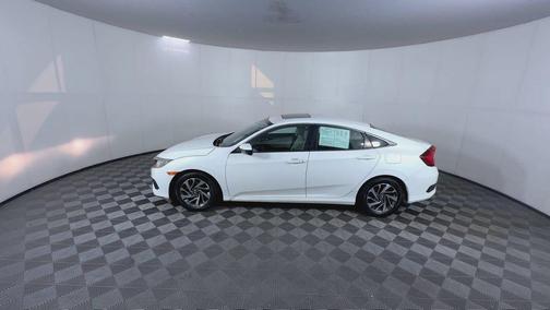 White 2016 Honda Civic EX