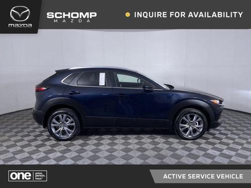 Deep Crystal Blue Mica 2025 Mazda CX-30 2.5 S Preferred Package