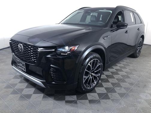 Jet Black Mica 2025 Mazda CX-70 PHEV Premium Package