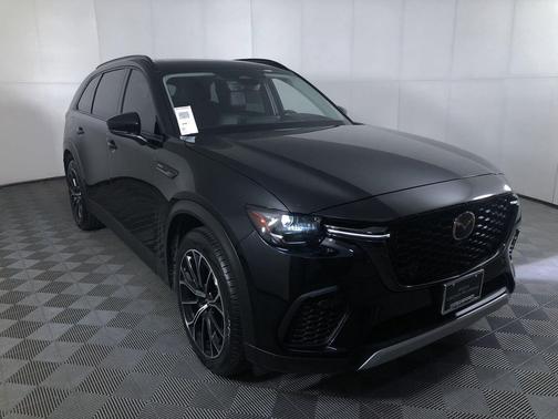 Jet Black Mica 2025 Mazda CX-70 PHEV Premium Package