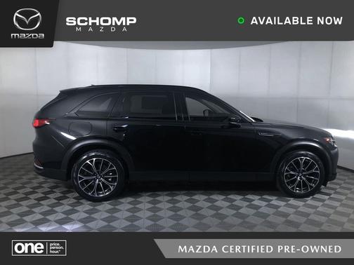 Jet Black Mica 2025 Mazda CX-70 PHEV Premium Package