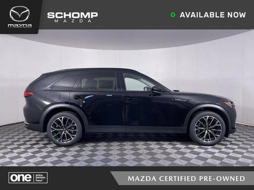 Jet Black Mica 2025 Mazda CX-70 PHEV Premium Package