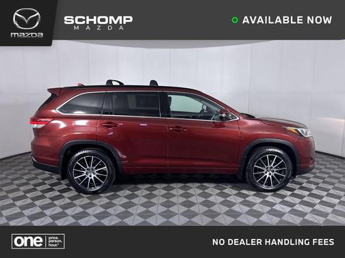 Salsa Red Pearl 2017 Toyota Highlander SE
