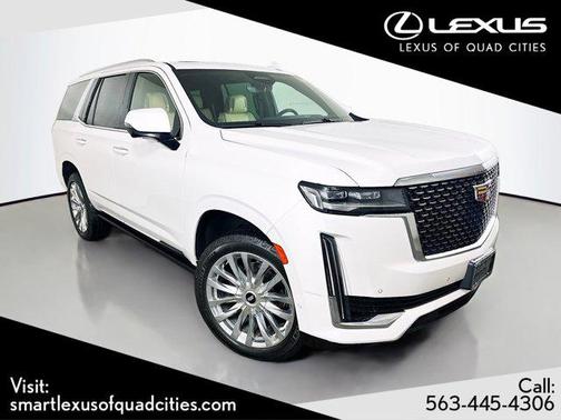 Crystal White Tricoat 2022 Cadillac Escalade Premium Luxury