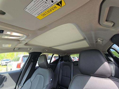 Silver 2025 Volvo XC40 B5 Plus Dark Theme