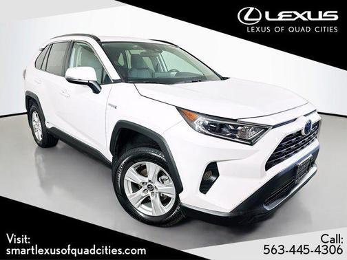 Super White 2020 Toyota RAV4 Hybrid XLE