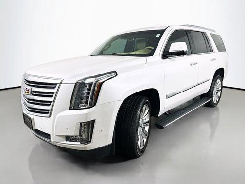 Crystal White Tricoat 2019 Cadillac Escalade Platinum