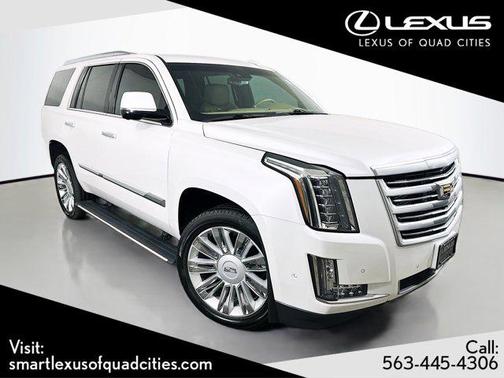 Crystal White Tricoat 2019 Cadillac Escalade Platinum