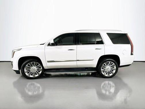 Crystal White Tricoat 2019 Cadillac Escalade Platinum