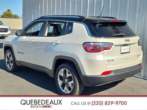 Pearl White Tri-Coat 2017 Jeep New Compass Limited