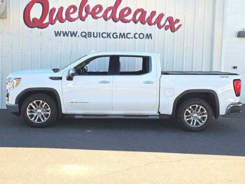 Summit White 2019 GMC Sierra 1500 SLT