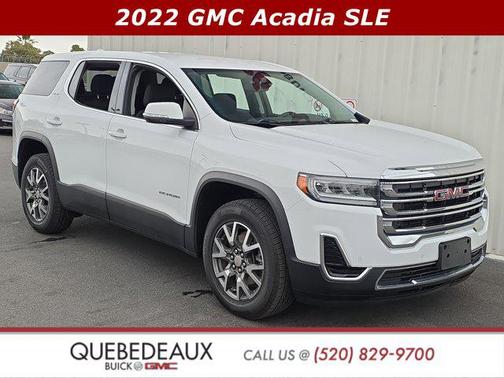 Summit White 2022 GMC Acadia FWD SLE