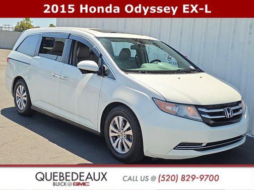White Diamond Pearl 2015 Honda Odyssey EX-L