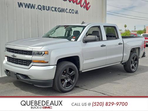 Silver Ice Metallic 2018 Chevrolet Silverado 1500 Custom