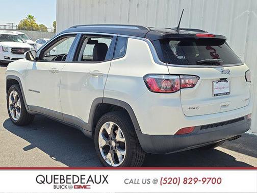 Pearl White Tri-Coat 2018 Jeep Compass Limited