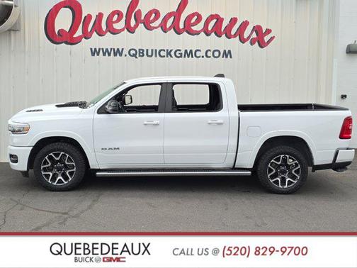Bright White Clearcoat 2025 RAM 1500 Laramie