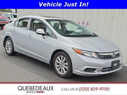 Alabaster Silver Metallic 2012 Honda Civic EX-L