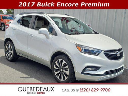 White Frost Tricoat 2017 Buick Encore Premium