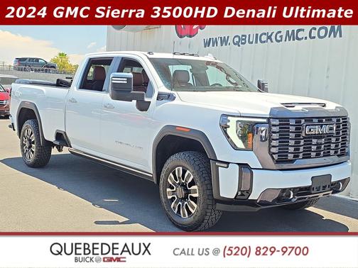 Summit White 2024 GMC Sierra 3500 Denali