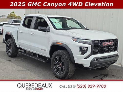 Summit White 2025 GMC Canyon Elevation