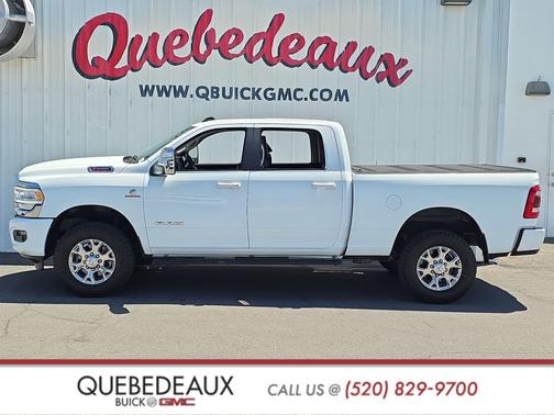 Bright White Clearcoat 2024 RAM 2500 Laramie Crew Cab 4x4 6'4' Box