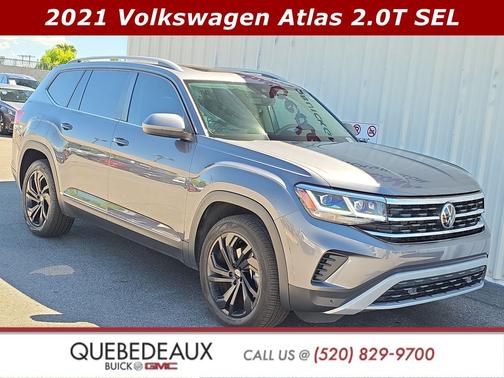 Platinum Gray Metallic 2021 Volkswagen Atlas 2.0T SEL