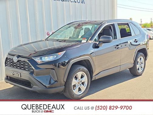 Midnight Black Metallic 2021 Toyota RAV4 Hybrid LE